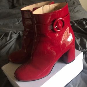 Ninewest red boots